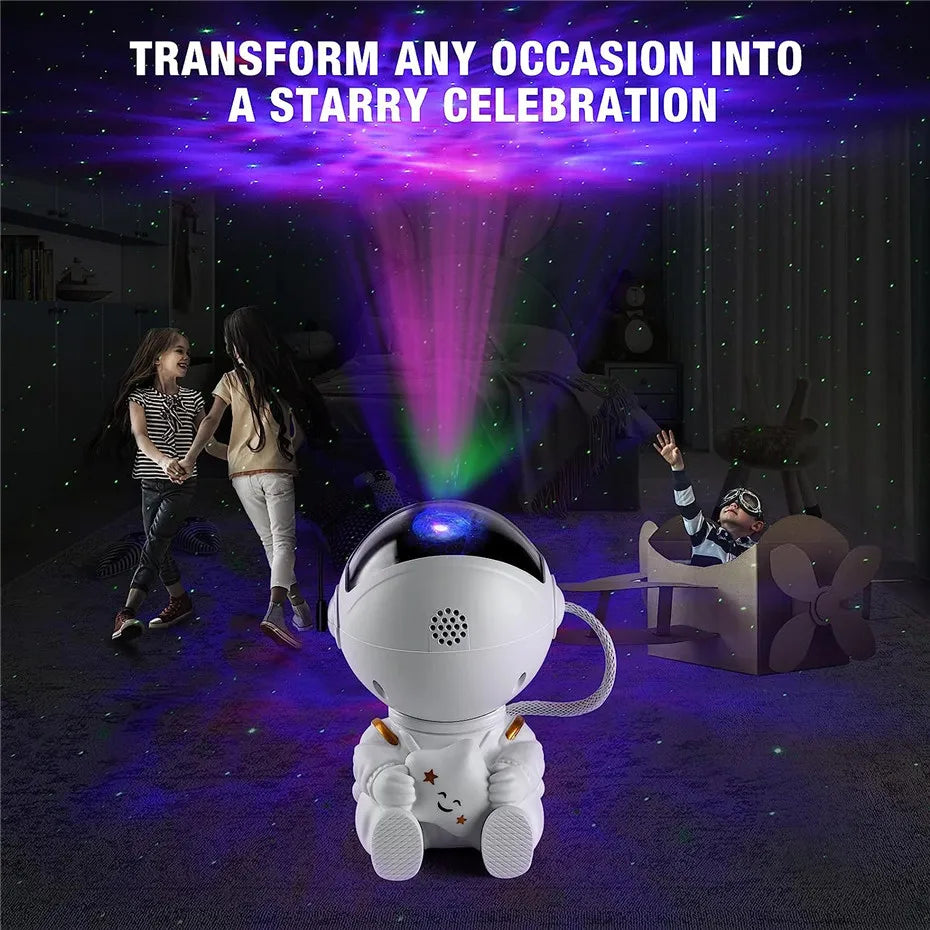 Astronaut Galaxy Star Projector Night Light - Serene Nest