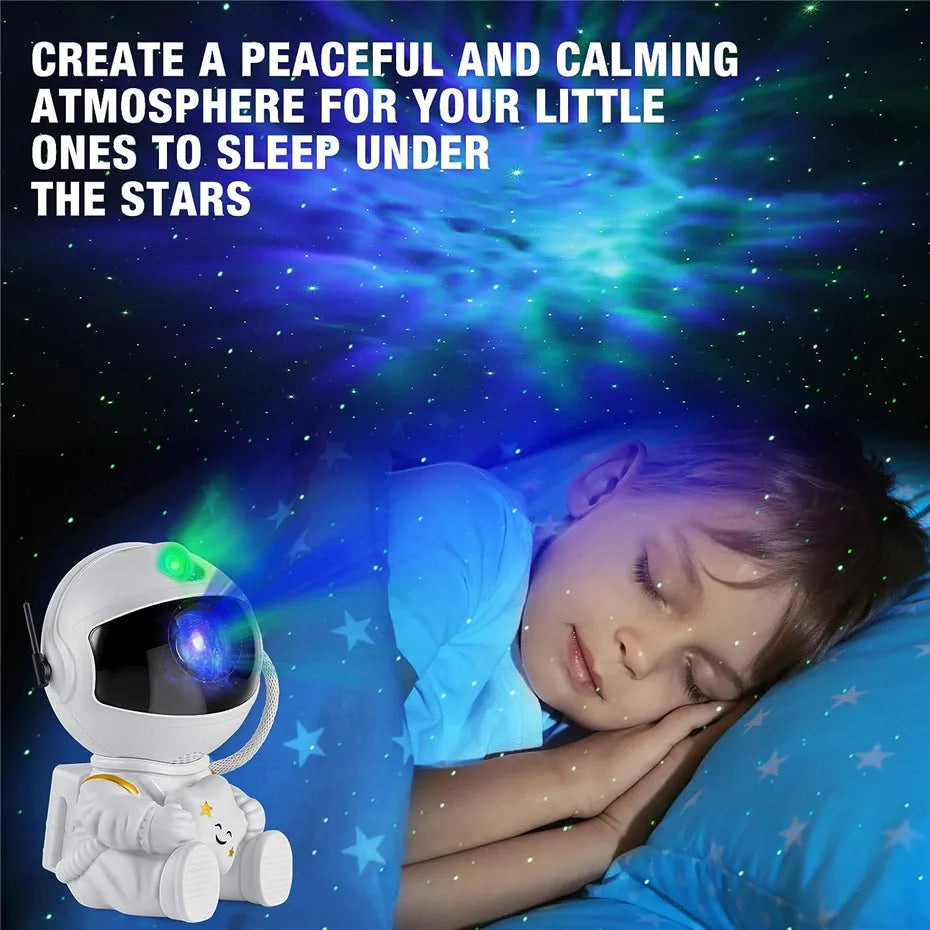 Astronaut Galaxy Star Projector Night Light - Serene Nest