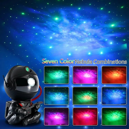 Astronaut Galaxy Star Projector Night Light - Serene Nest