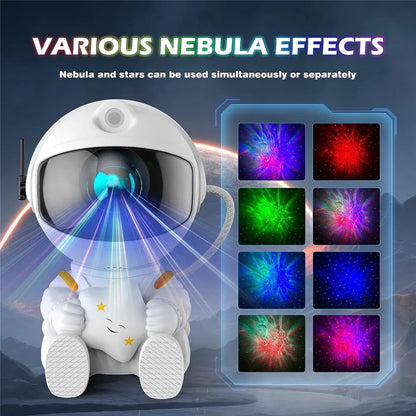 Astronaut Galaxy Star Projector Night Light - Serene Nest