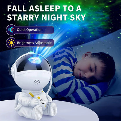 Astronaut Galaxy Star Projector Night Light - Serene Nest